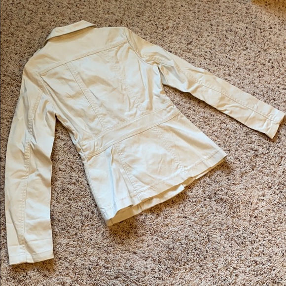 NWOT H&M cream pea coat jacket - Picture 5 of 8